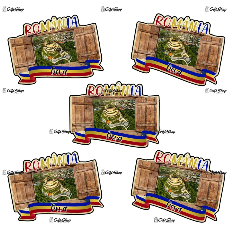 Magnet frigider, forma fereastra, personalizat
